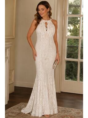 nightway dress champagne 2026 Mermaid V-Neck Floor Length Sleeveless Spaghetti Straps Knitted Fabric Prom Dresses Champagne Size 6